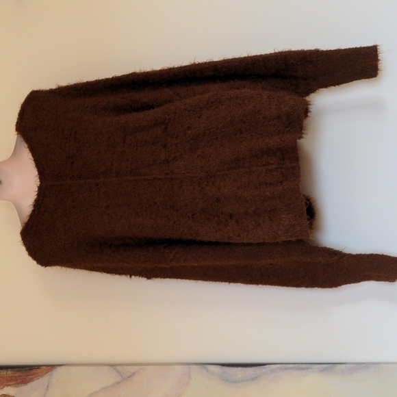 Free PEOPLE icing v neck pullover sweater knit - Picture 10 of 13